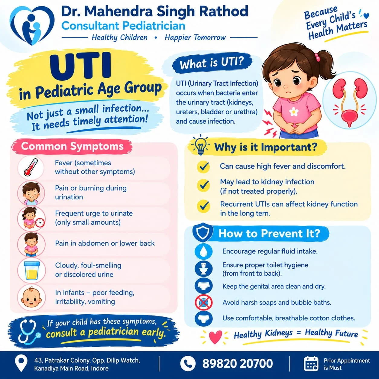 UTI Treatment for Children in Indore